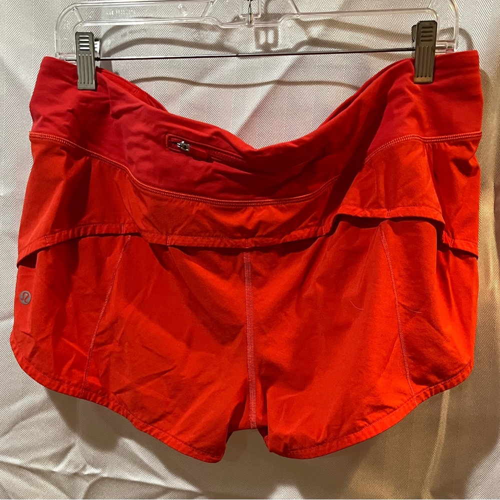 Lululemon red shorts